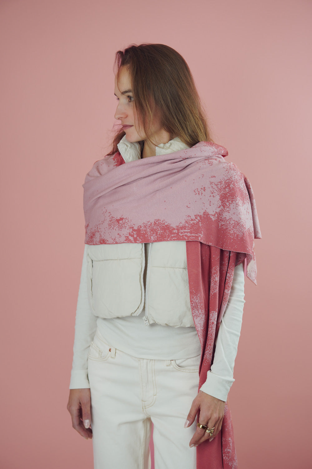 Schal CLOUDY – mit Seide