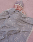 Personalized baby blanket 'IRIS'