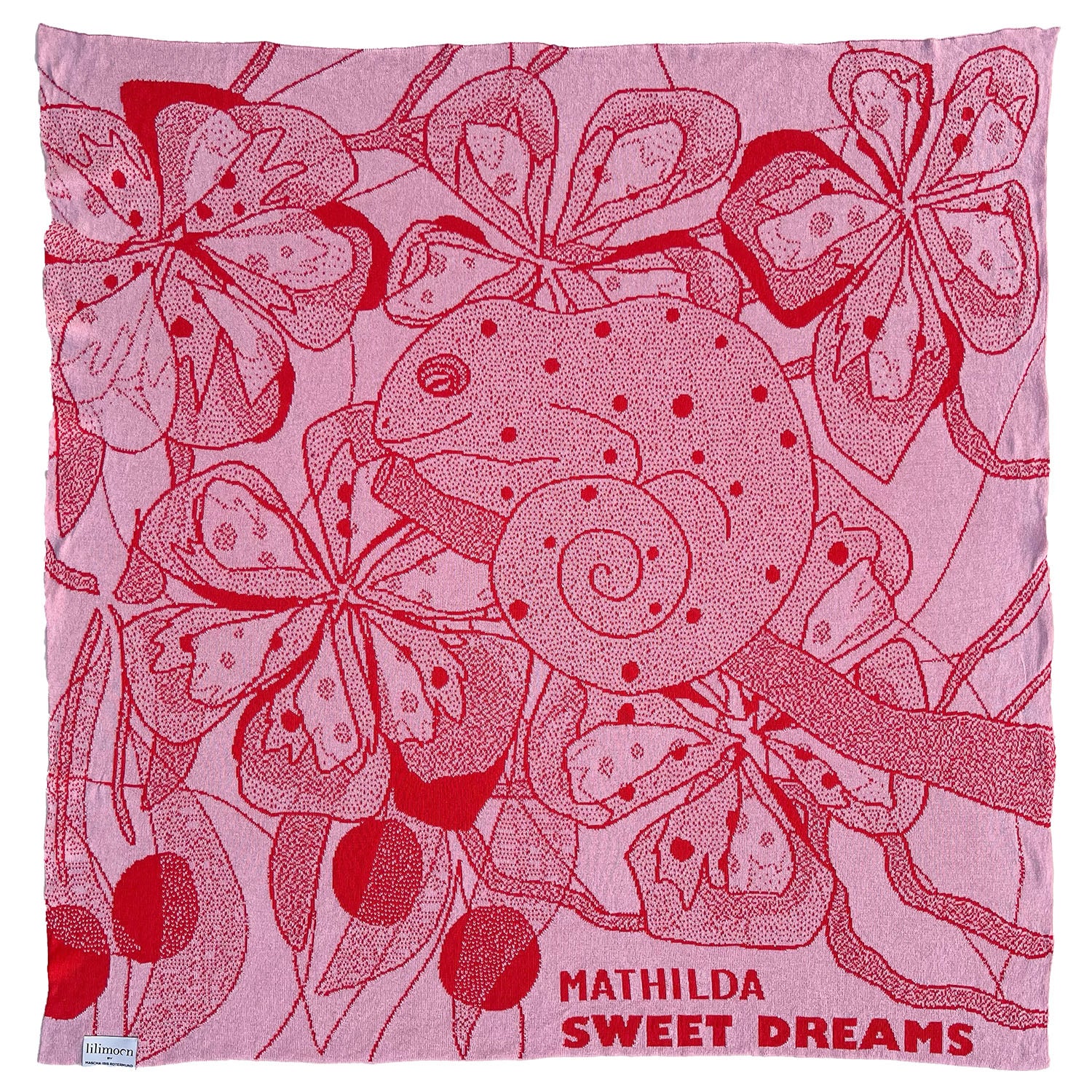 Entdecke unsere hochwertigen LILIMOON Babydecke 'ROSALIE': Hergestellt aus feinster italienischer Baumwolle und Kaschmir in Hamburg. Personalisiere deine Decke mit dem Wunschnamen deines Kindes.