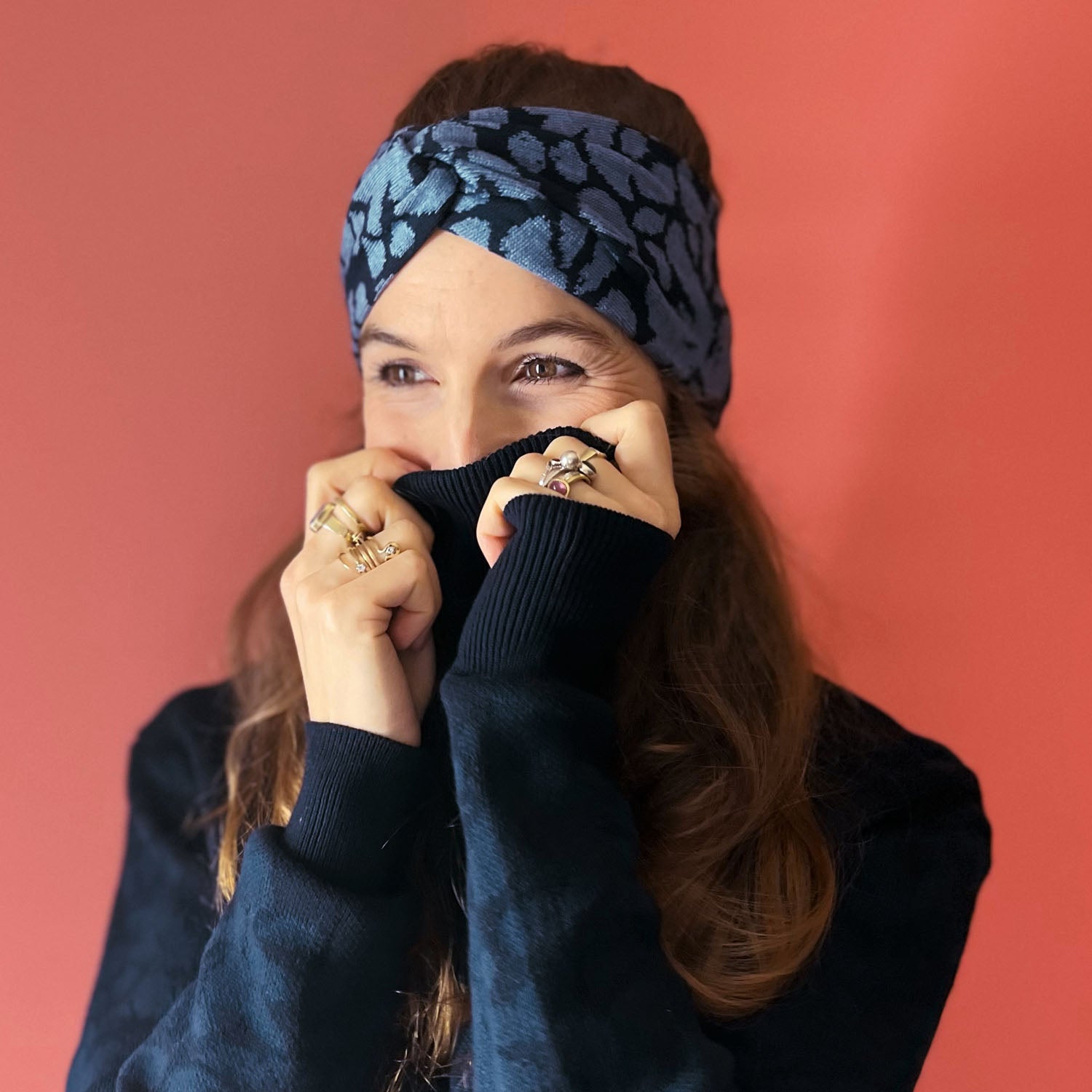 Stirnband IRIS – mit Seide