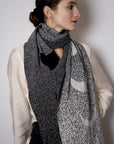 Scarf 'MOON' with cashmere and silk 