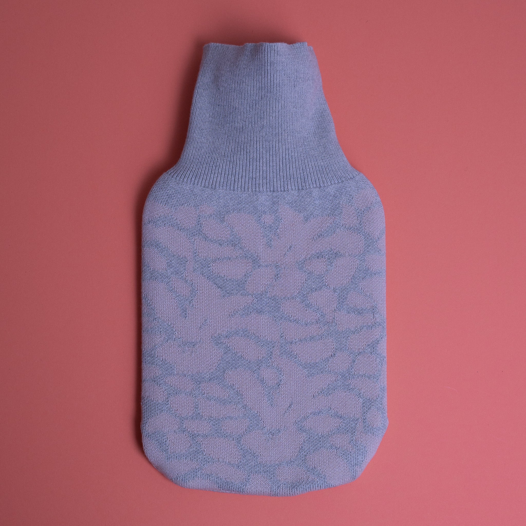 Hot water bottle cover &#39;IRIS&#39; with cashmere