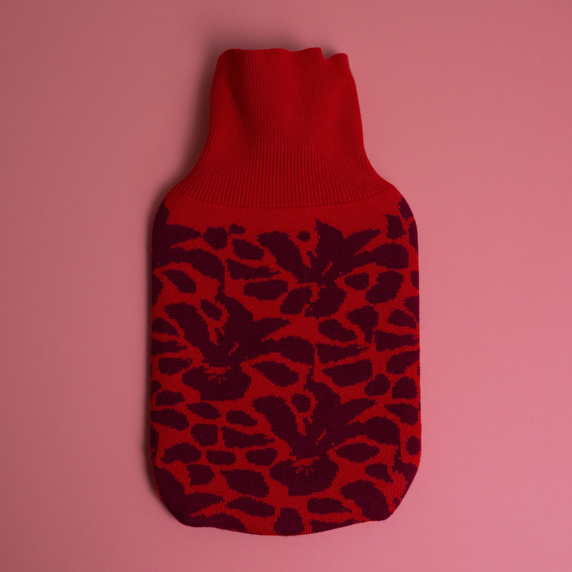 Hot water bottle cover &#39;IRIS&#39; with cashmere