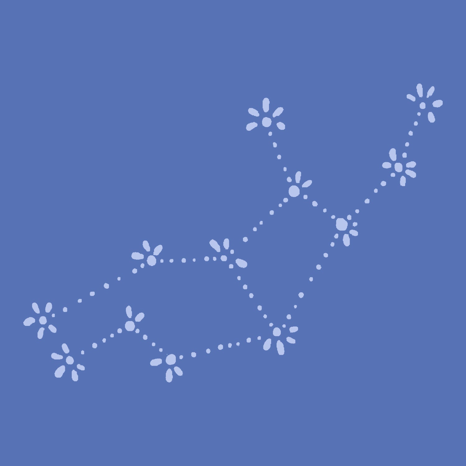 Personalisierte Babydecke Sternbild Jungfrau
