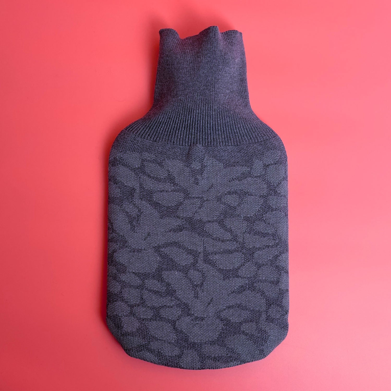 Hot water bottle cover &#39;IRIS&#39; with cashmere and silk