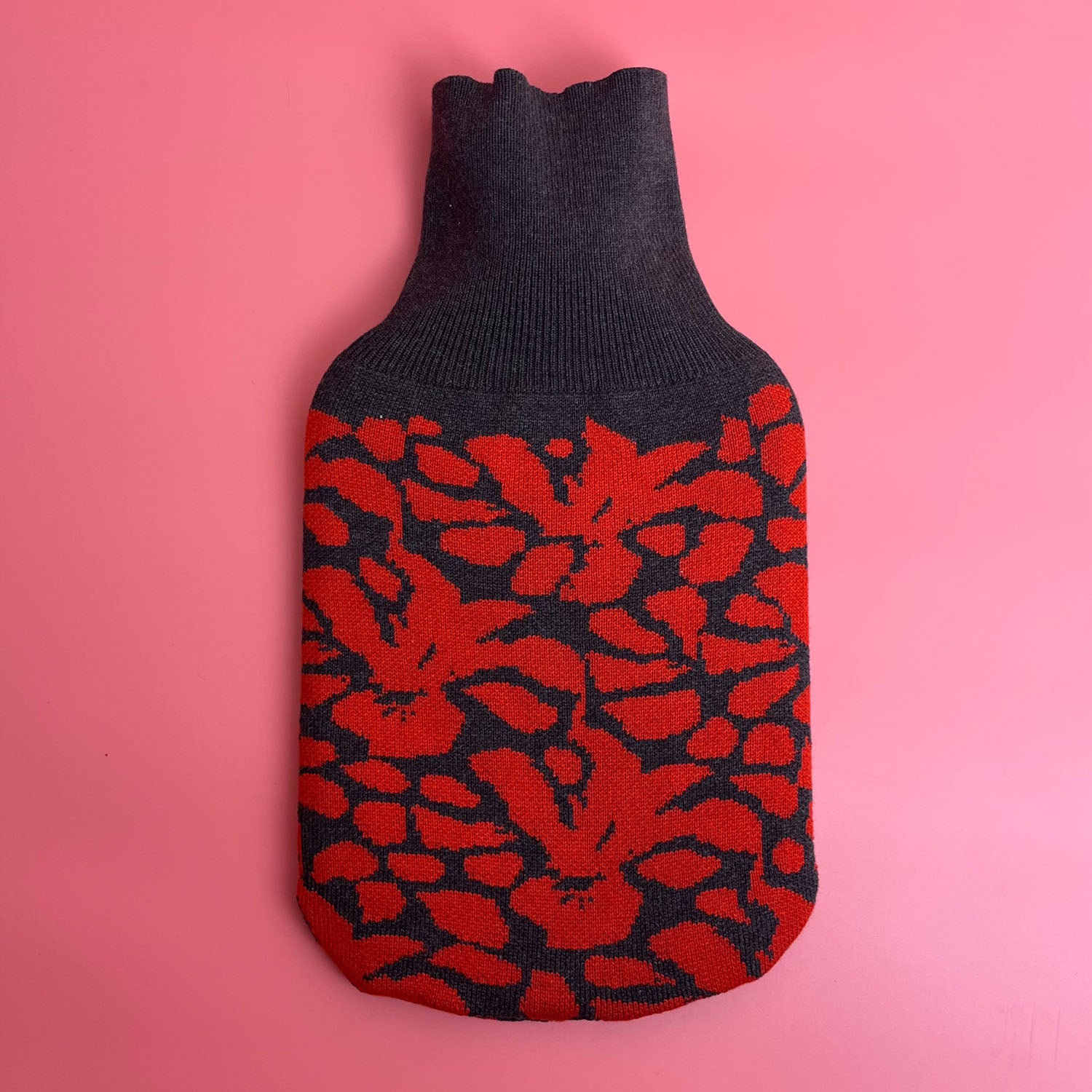 Hot water bottle cover &#39;IRIS&#39; with cashmere and silk