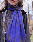 Scarf 'TULIP' with cashmere and silk 